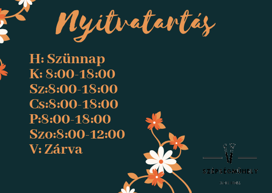 Csehó Dorka kozmetika nyitvatartás
